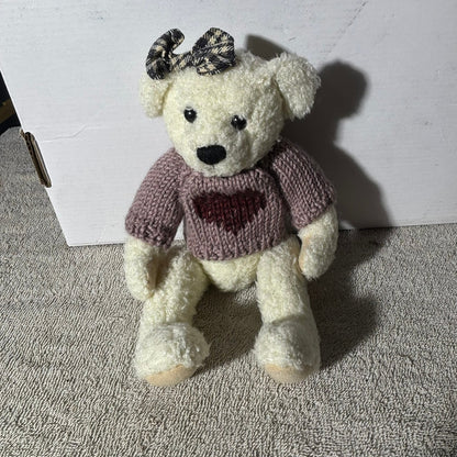 White Love Bear - Plushie