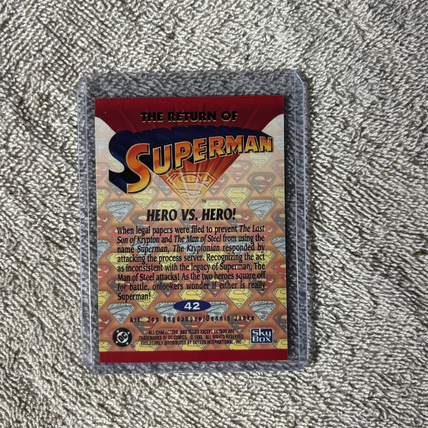 Vintage Superman - Trading Card