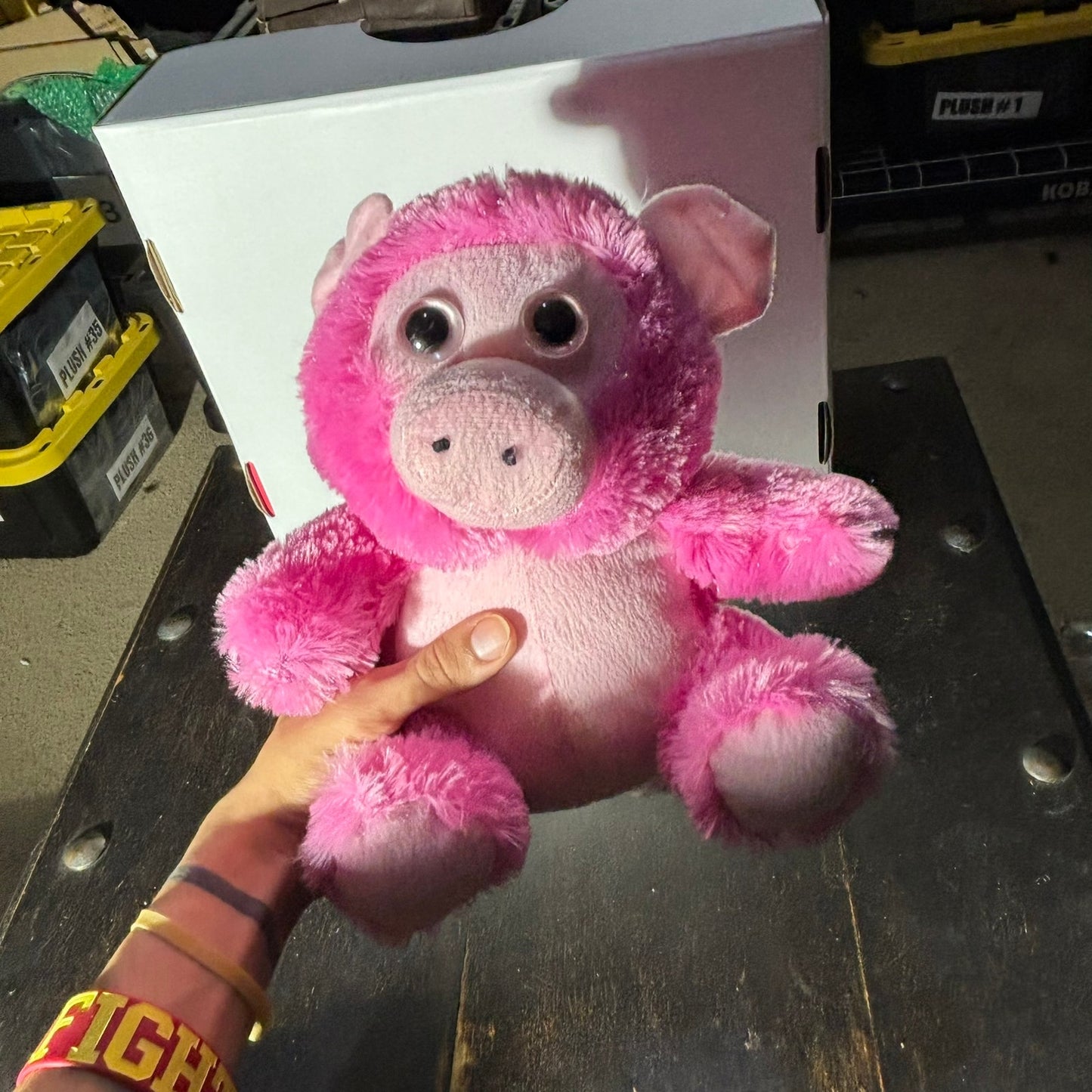 Pink Pig - Plushie