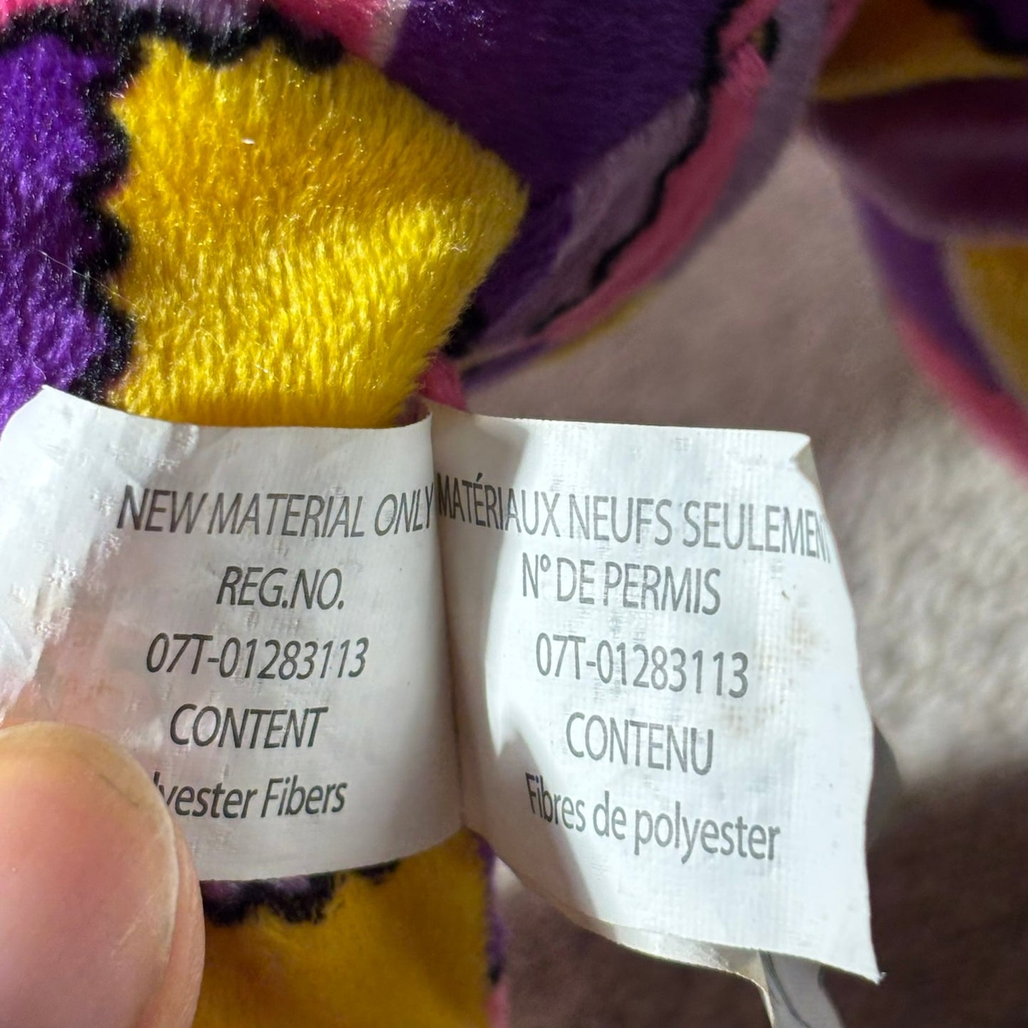 Checkered Bear - Plushie