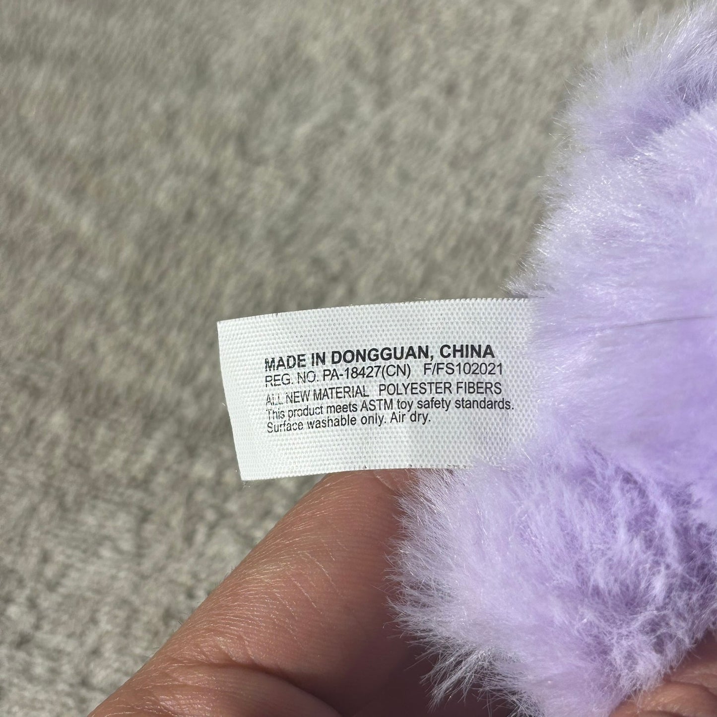 Purple Elephant - Plushie