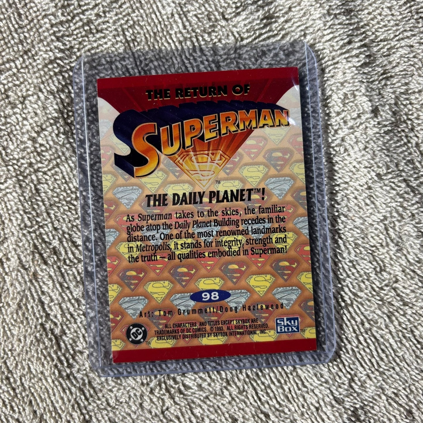 Vintage Superman - Trading Card