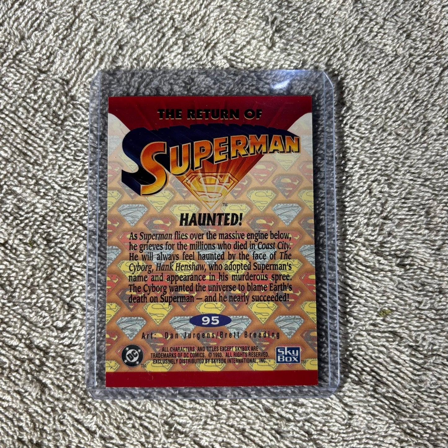 Vintage Superman - Trading Card