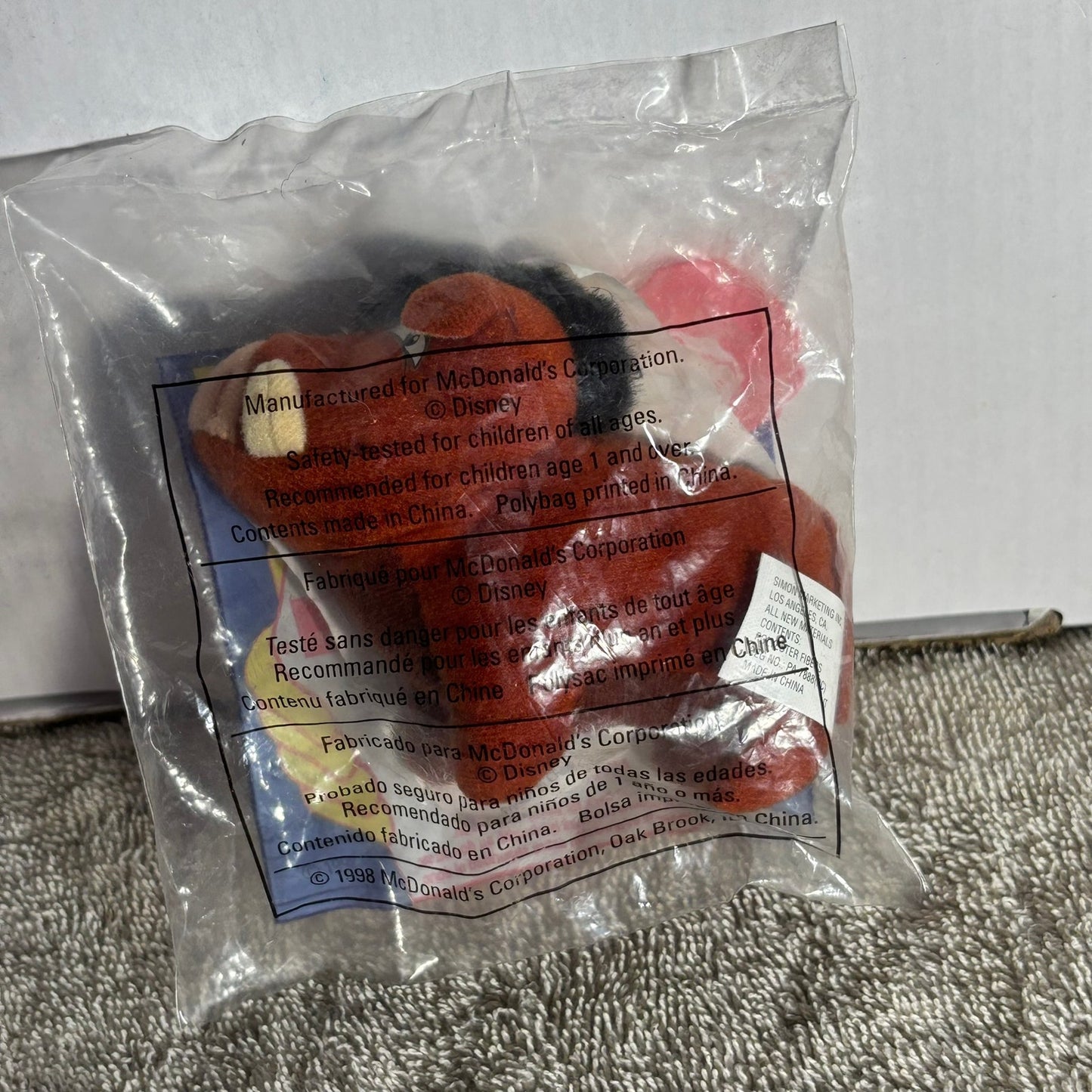 Vintage 1998 Mcdonald's Unopened - Toy