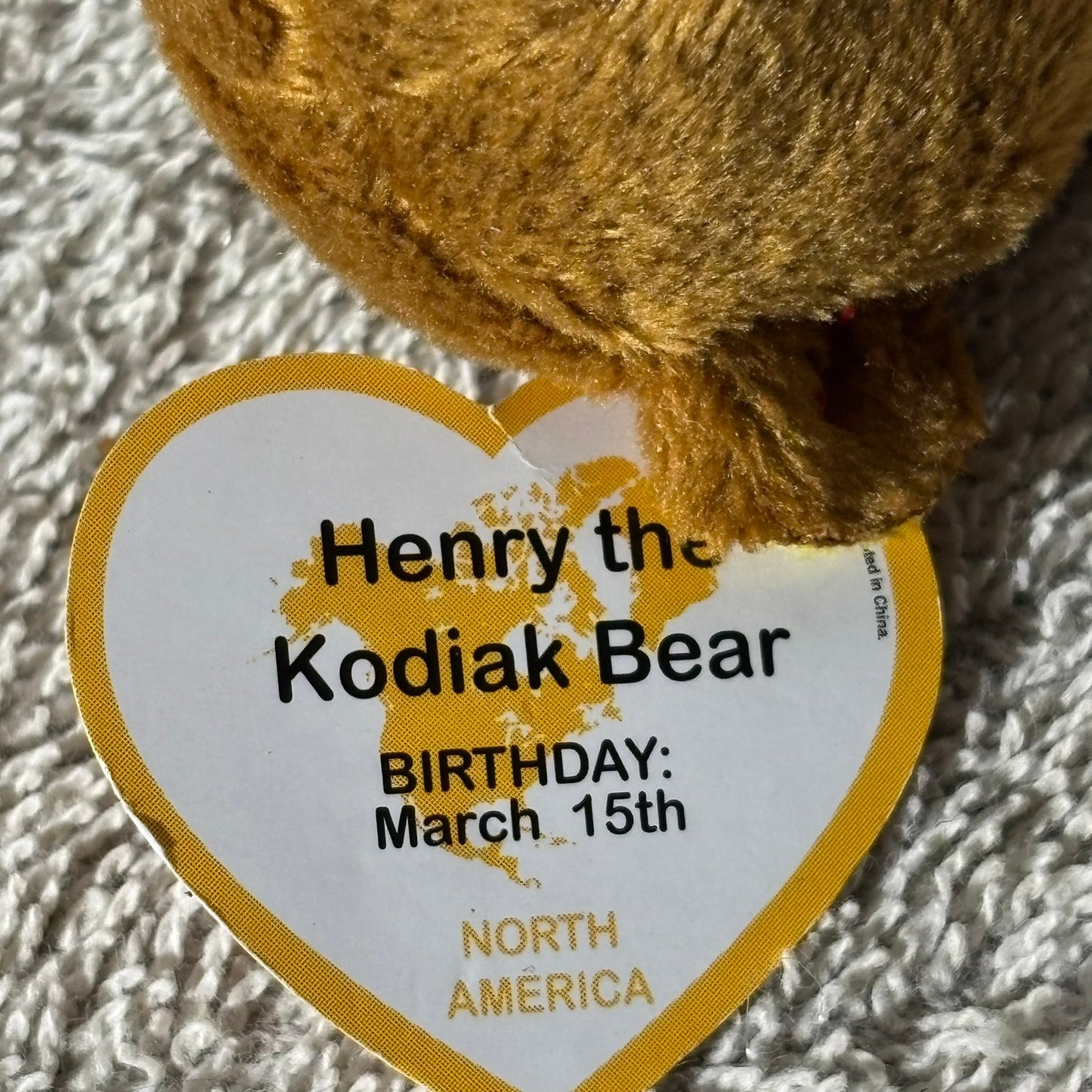 Henry TY Bear - Plushie