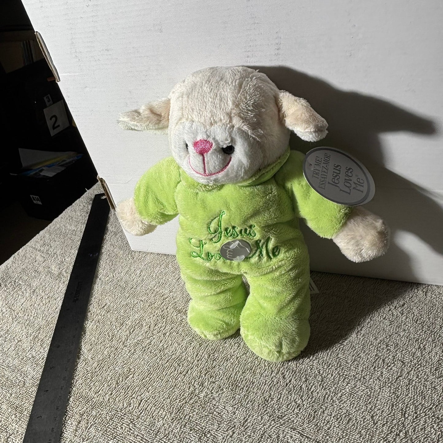 Jesus Loves Me Sheep- Plushie