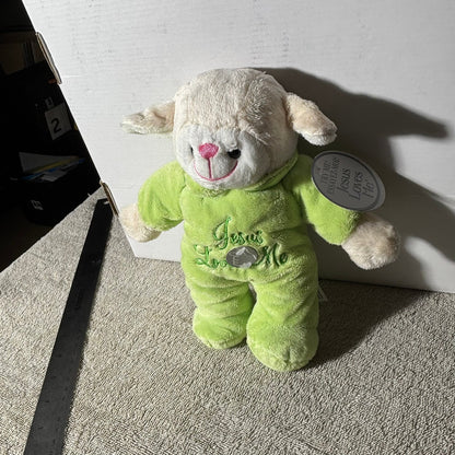 Jesus Loves Me Sheep- Plushie