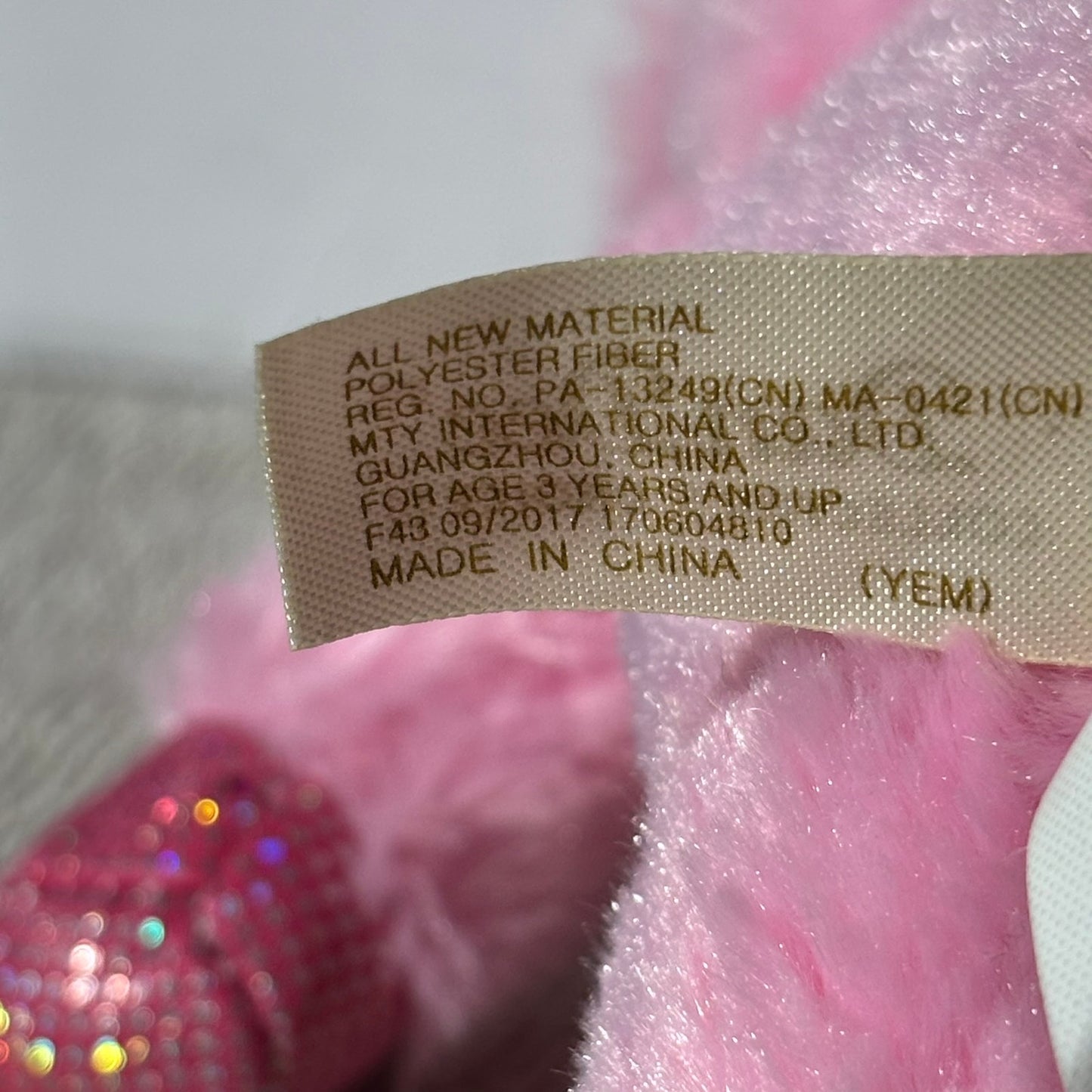 DanDee Pink Unicorn- Plushie