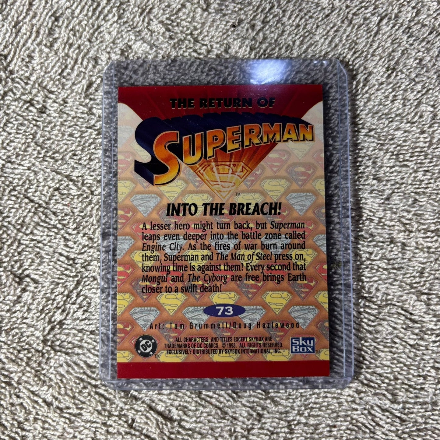 Vintage Superman - Trading Card