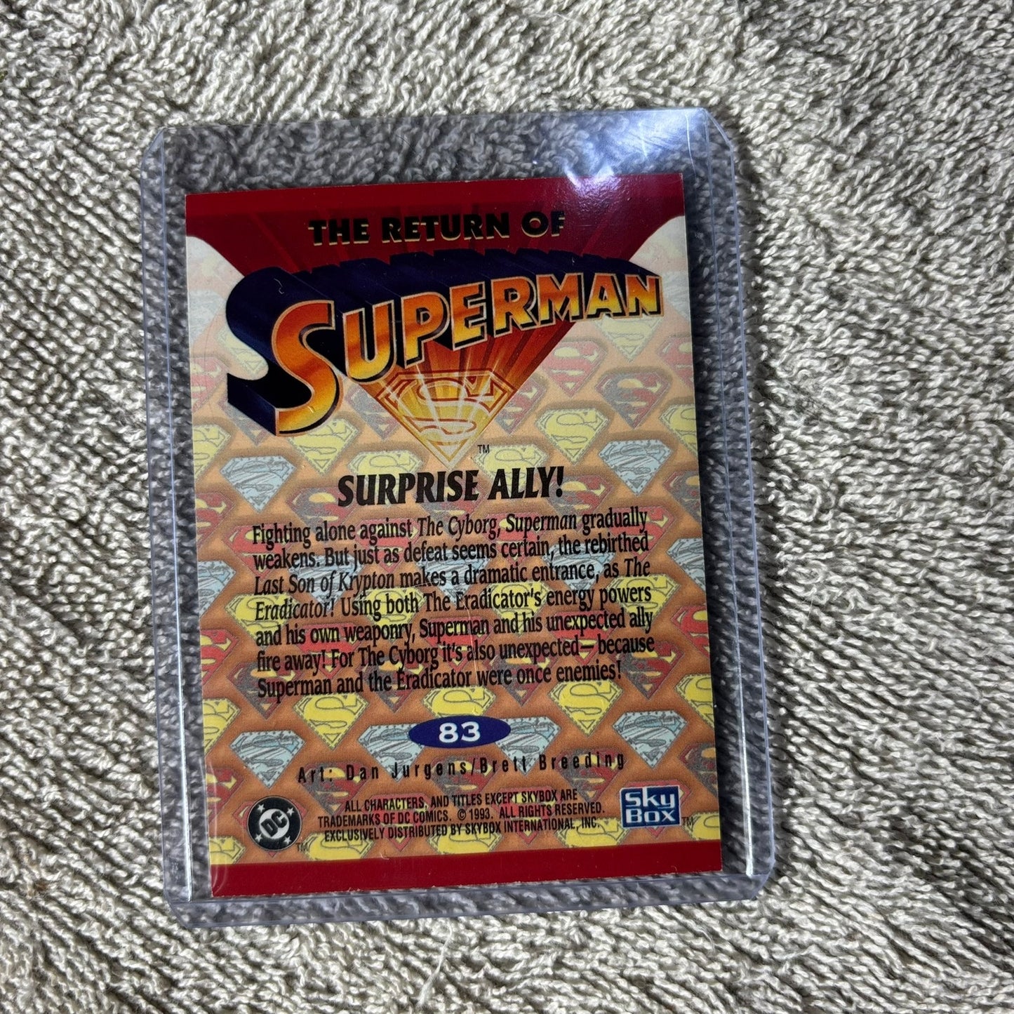 Vintage Superman - Trading Card
