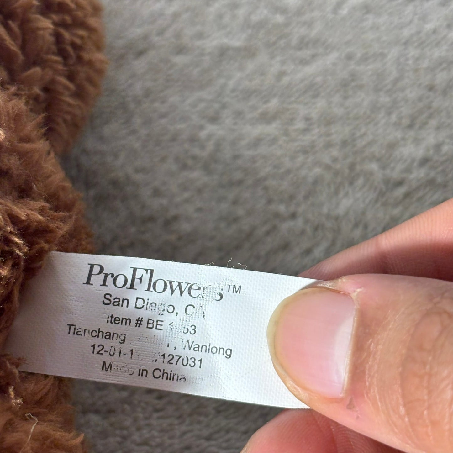 Pro Flowers Bear - Plushie