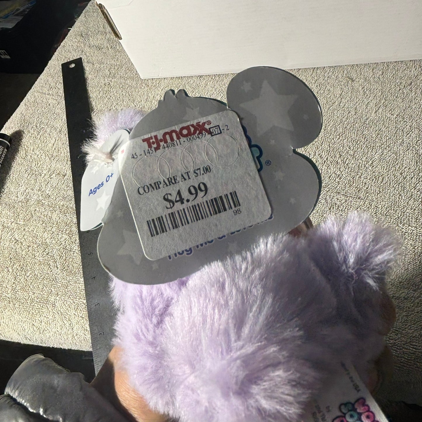 Purple Elephant - Plushie