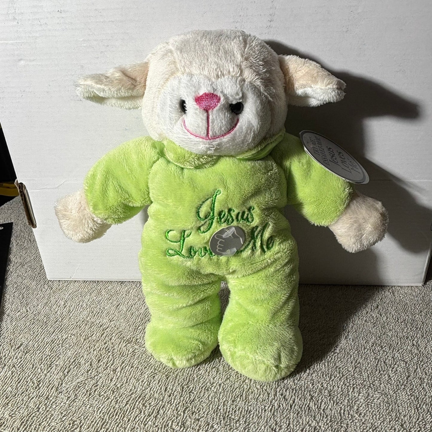 Jesus Loves Me Sheep- Plushie