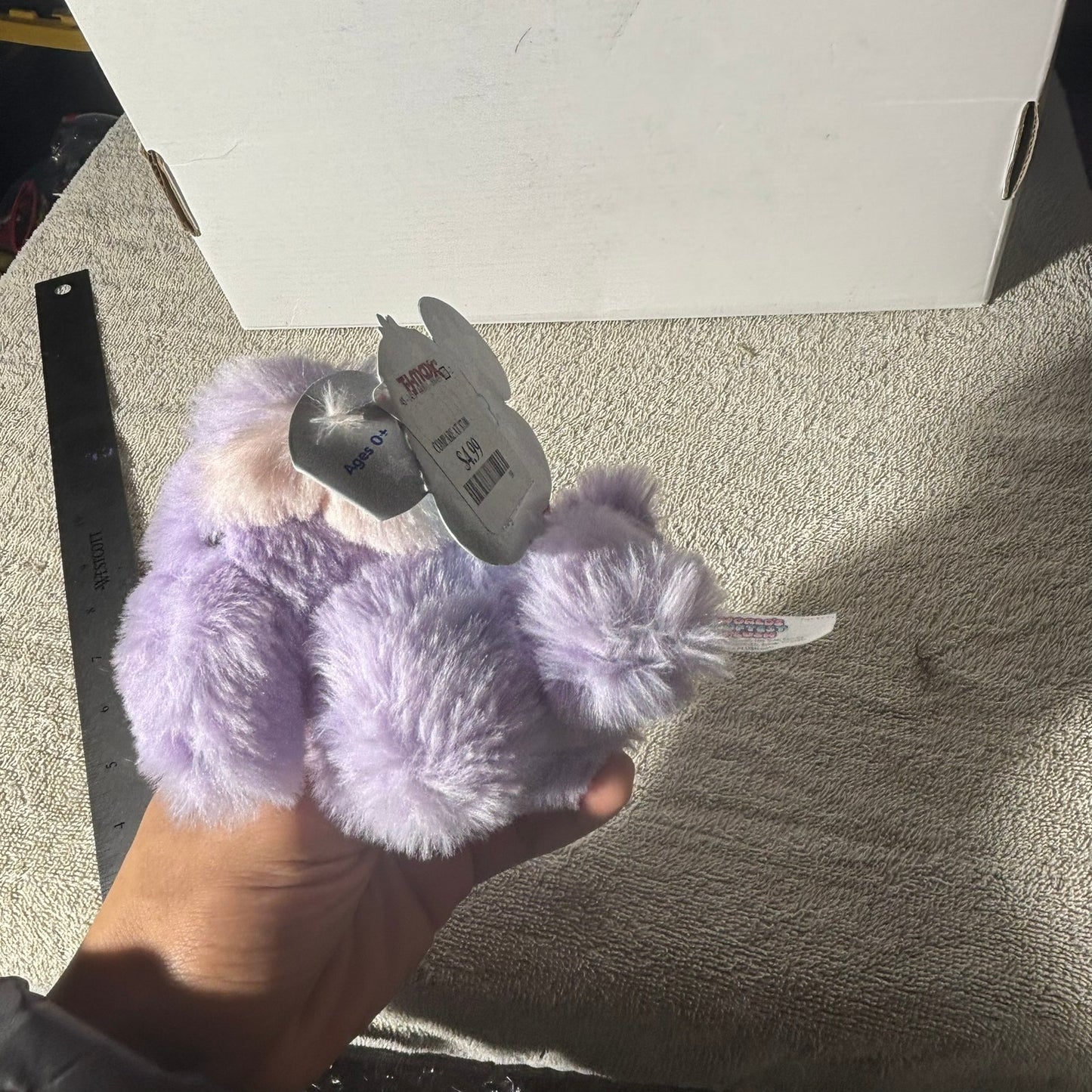 Purple Elephant - Plushie
