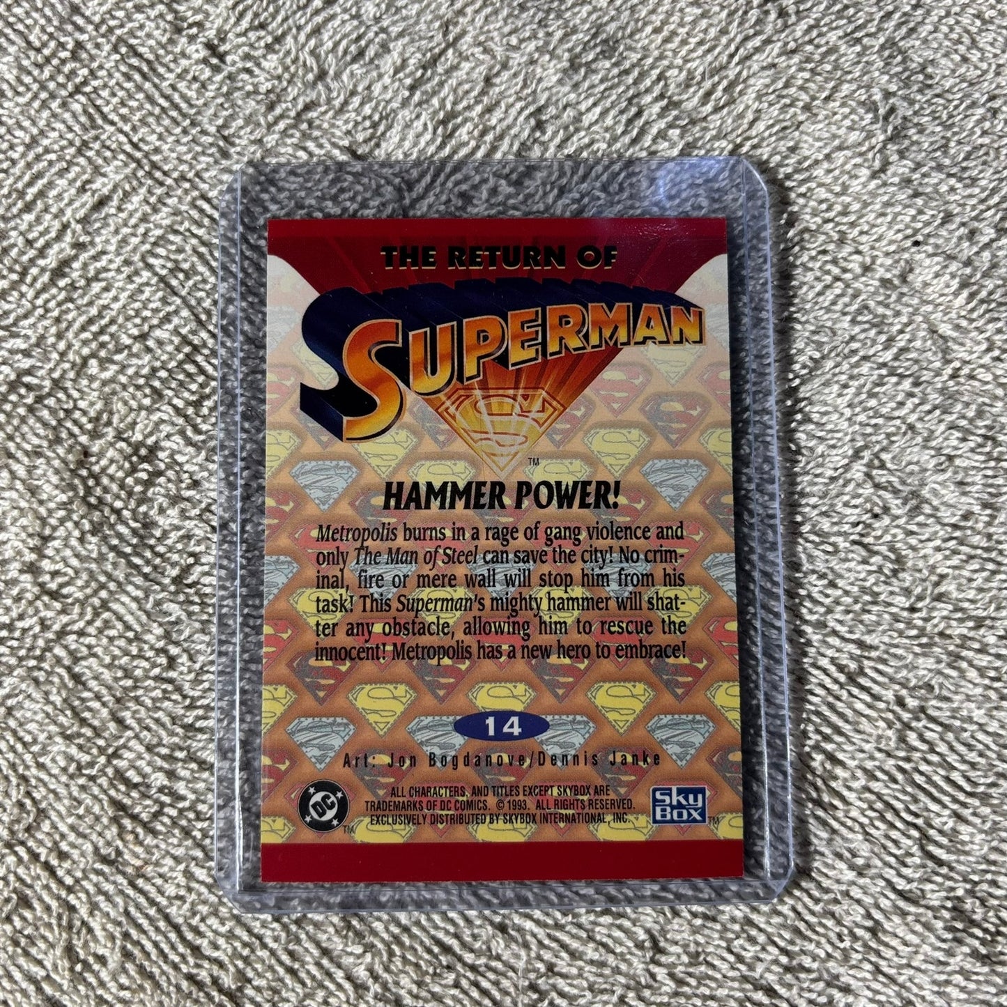 Vintage Superman - Trading Card