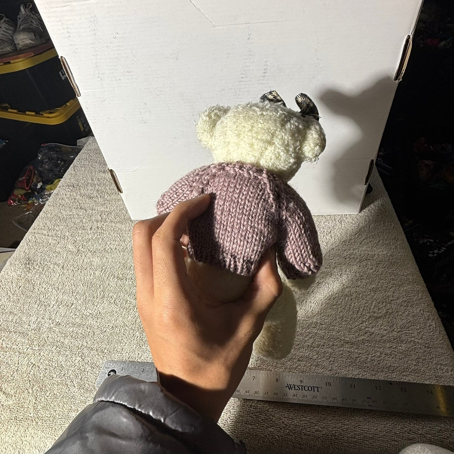 White Love Bear - Plushie