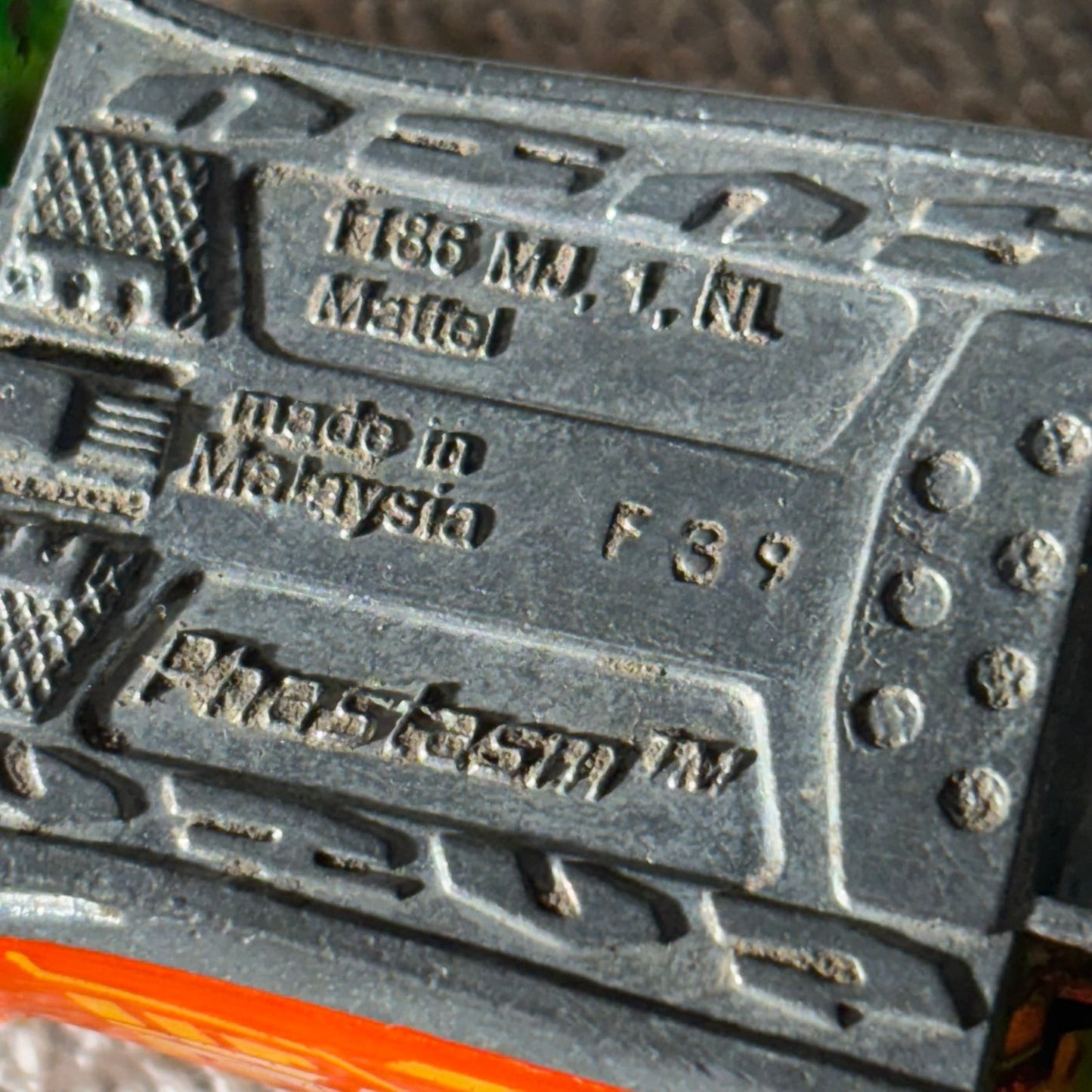 Mattel Orange Car - Toy