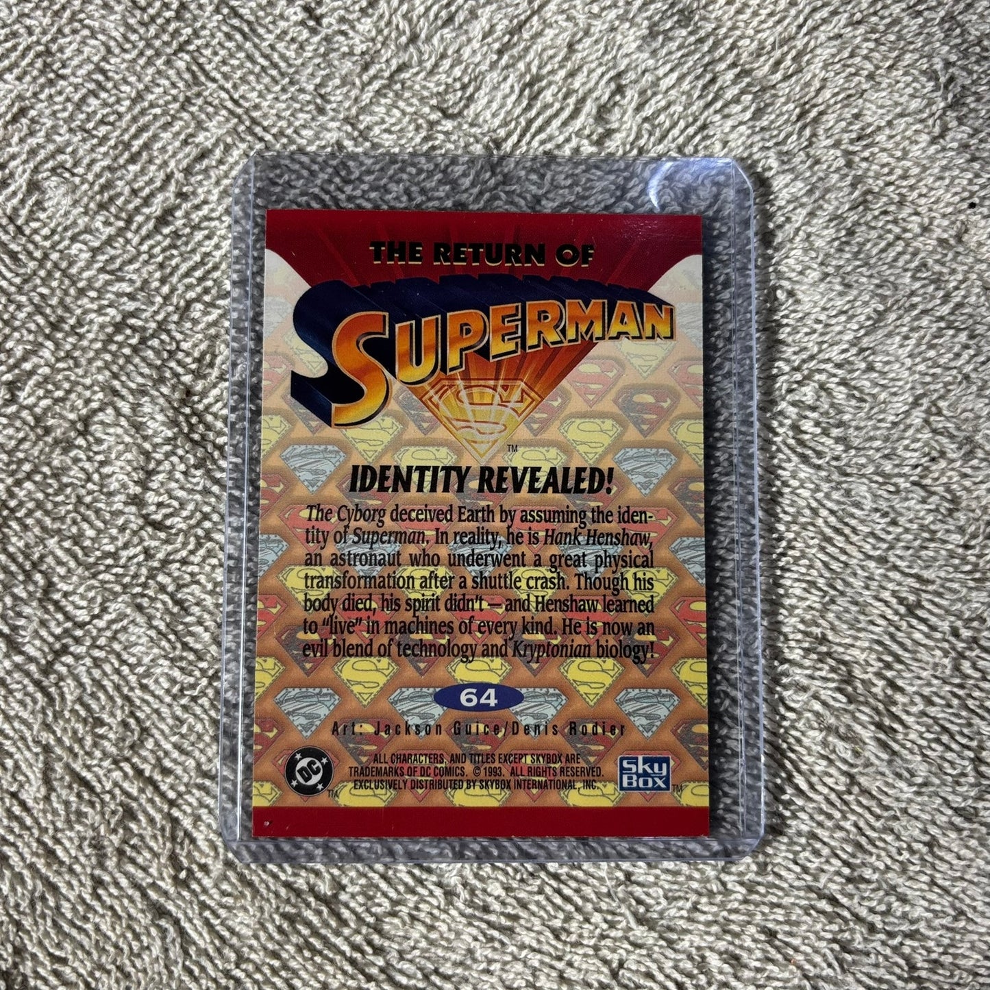 Vintage Superman - Trading Card