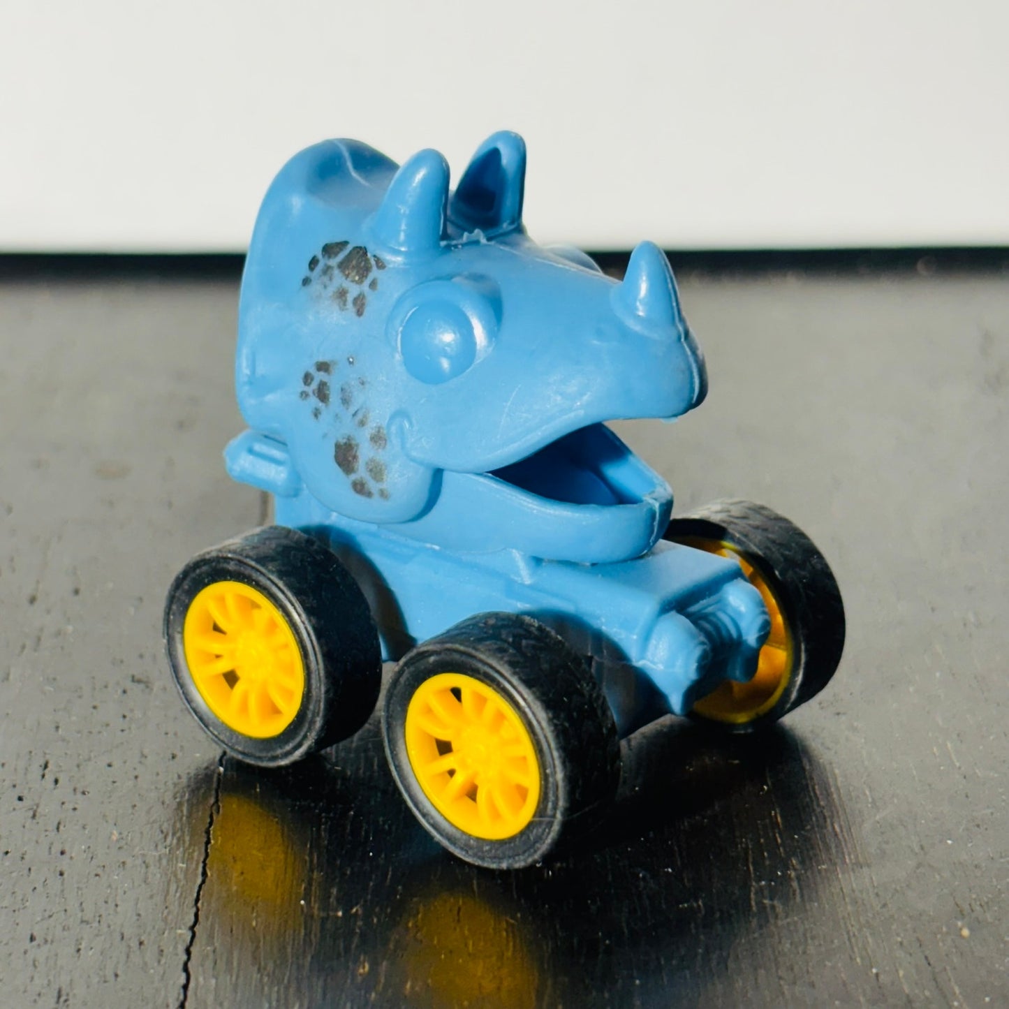 Blue Dino Head Car - Toy