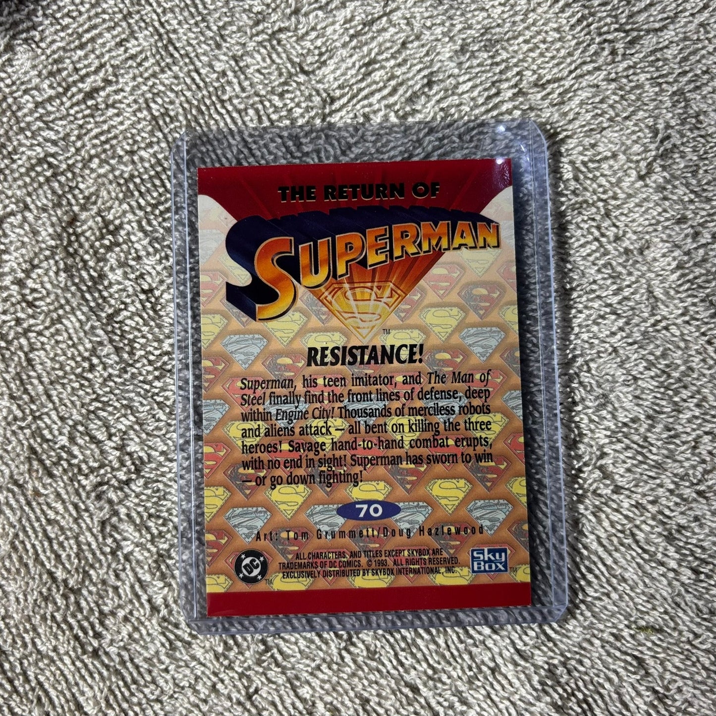 Vintage Superman - Trading Card