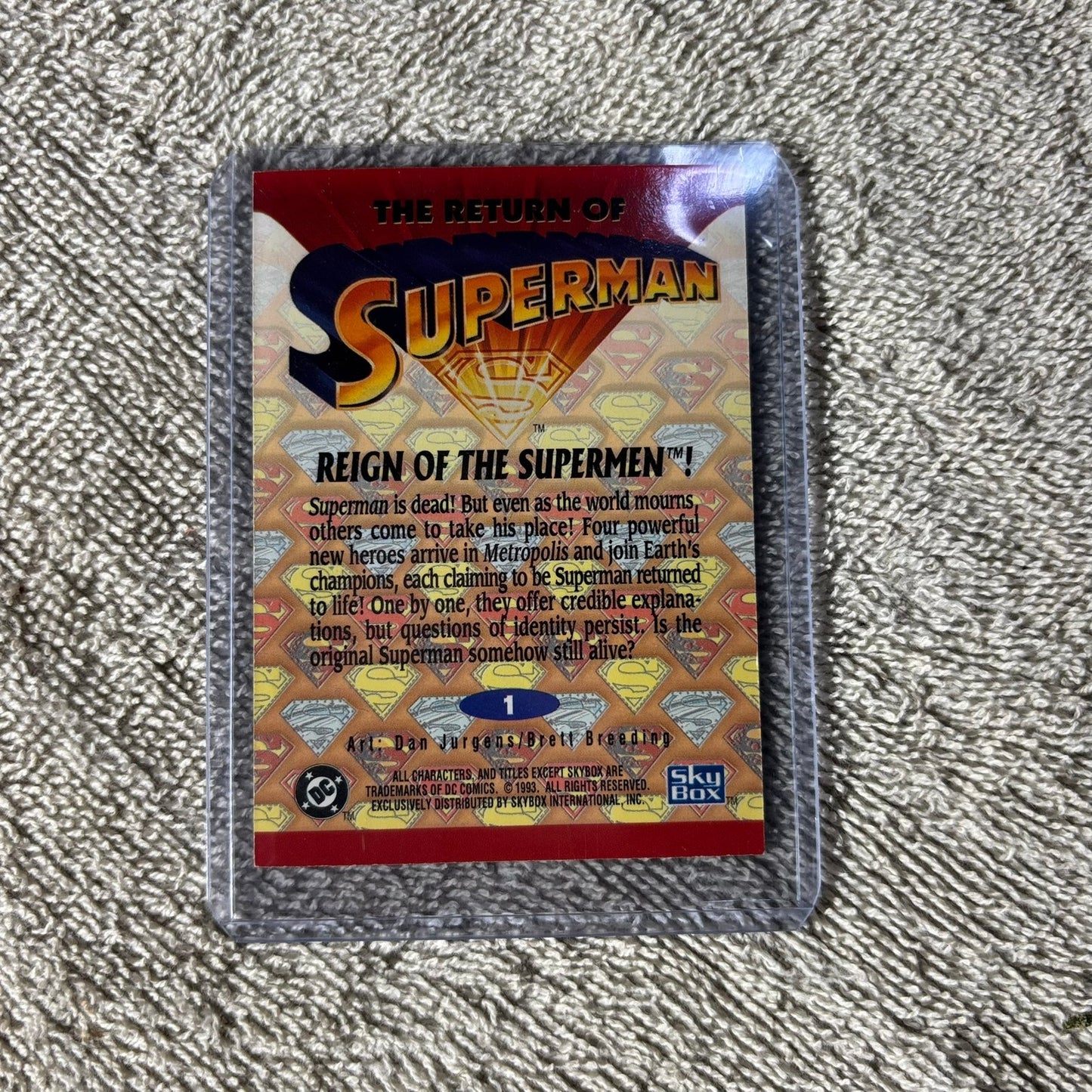 Vintage Superman - Trading Card