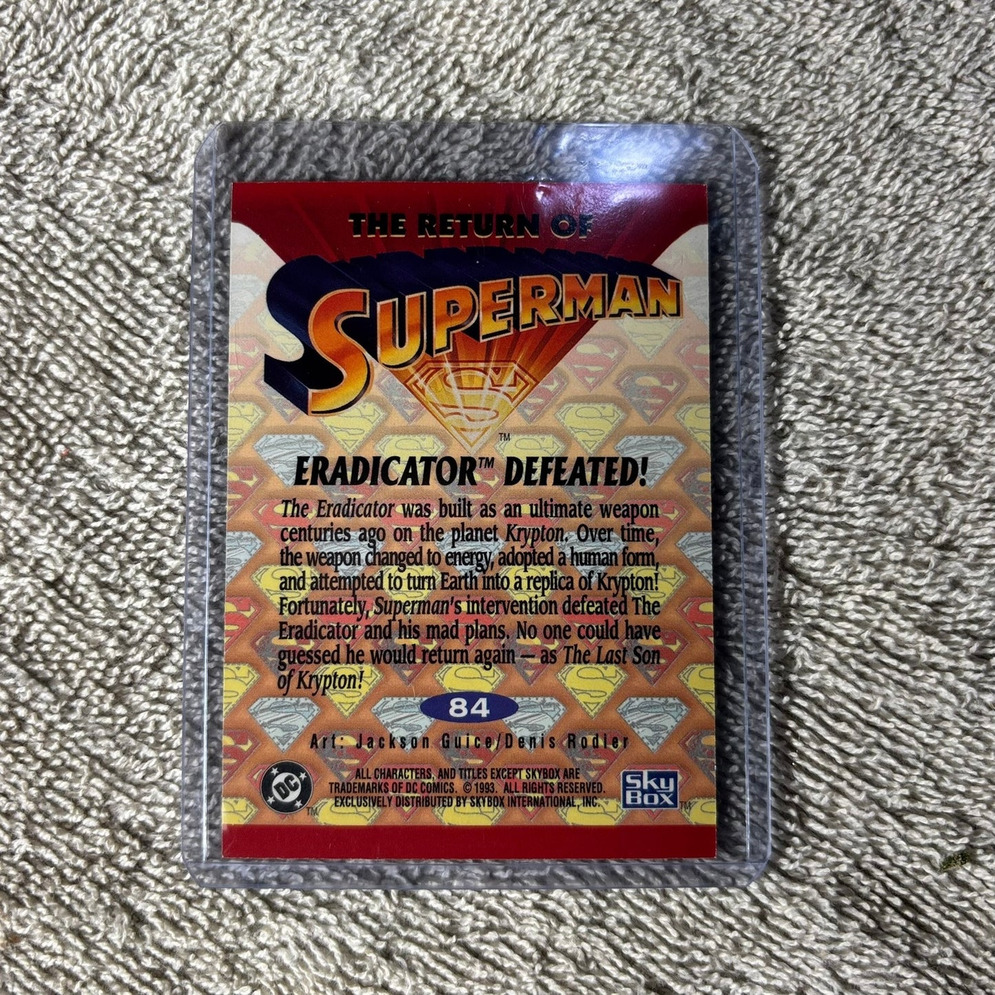 Vintage Superman - Trading Card