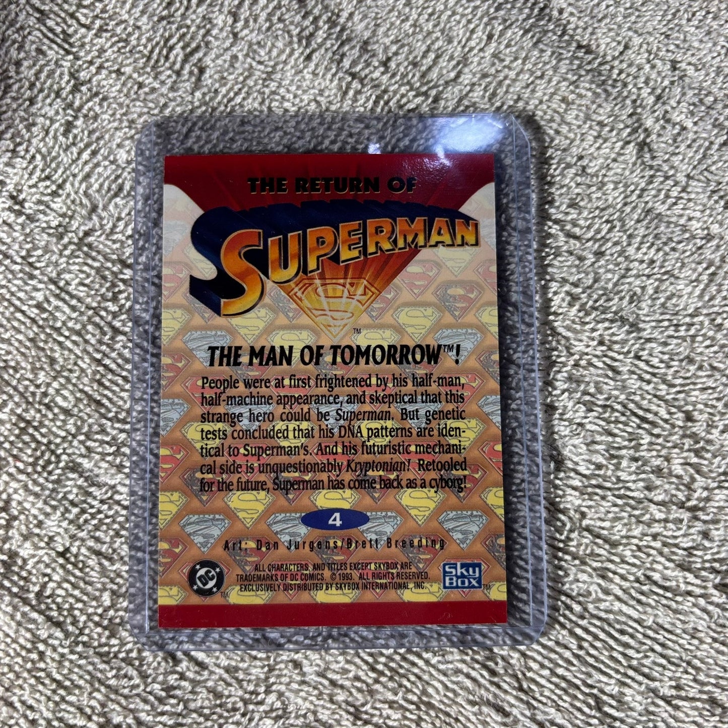 Vintage Superman - Trading Card