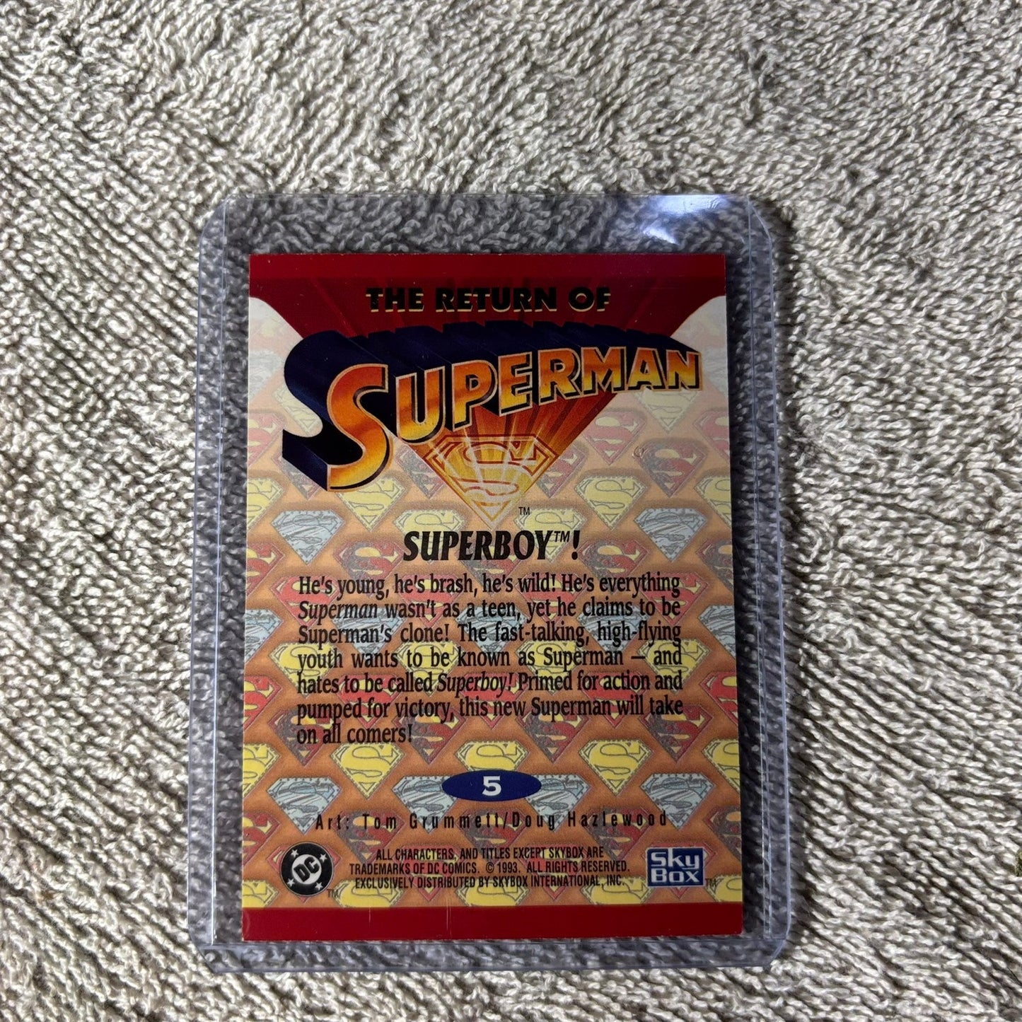 Vintage Superman - Trading Card