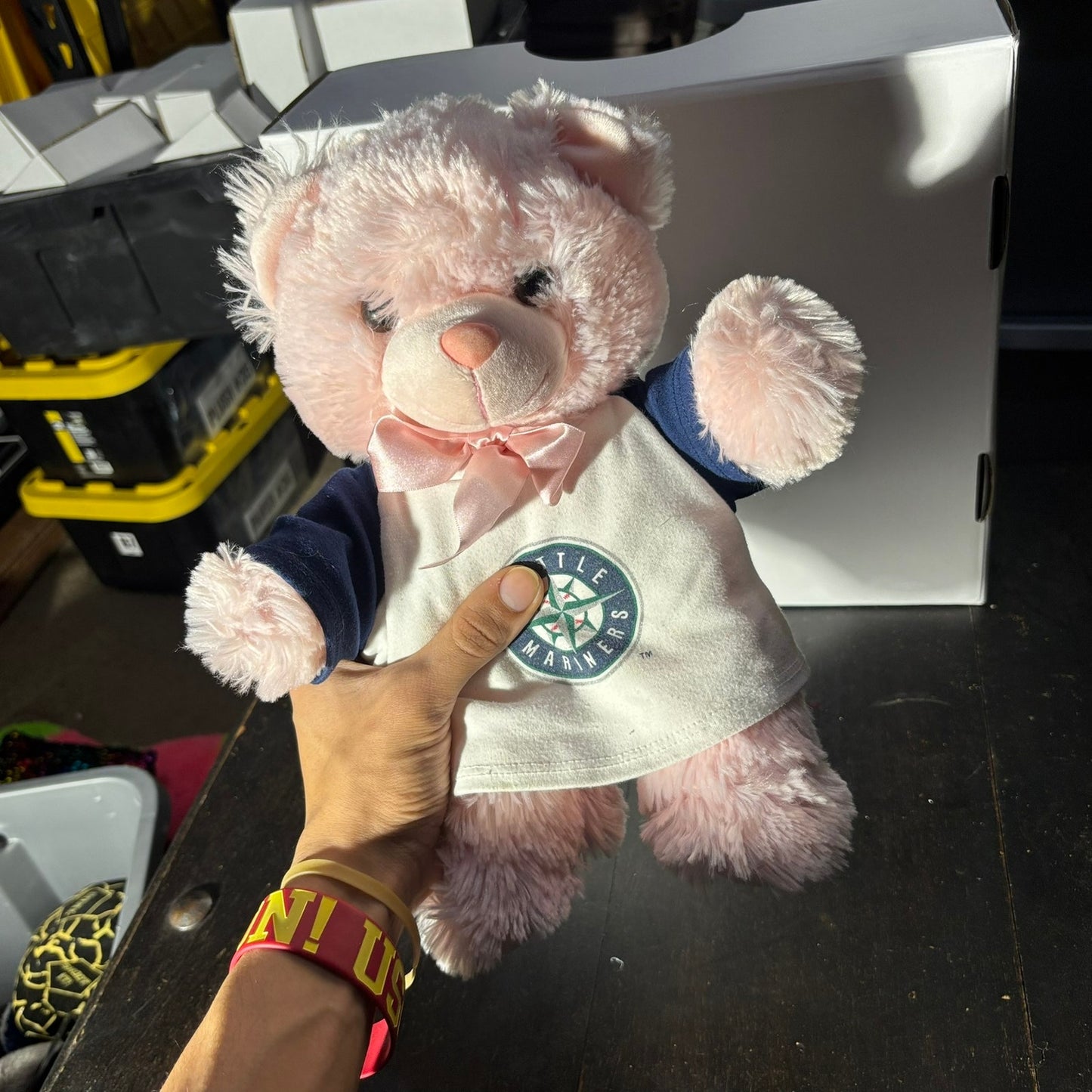 Seattle Marines Pink Bear - Plushie