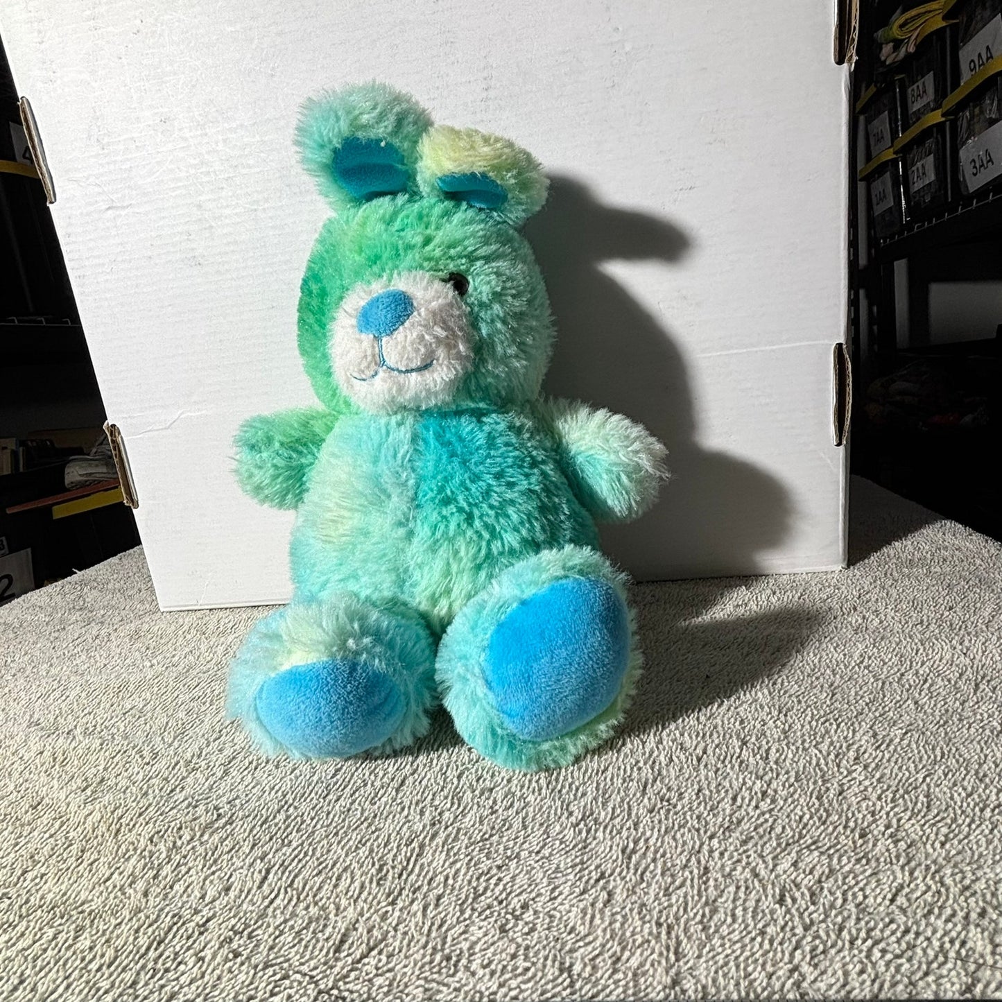 Aqua Green Blue Bear - Plushie