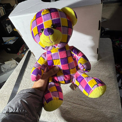 Checkered Bear - Plushie