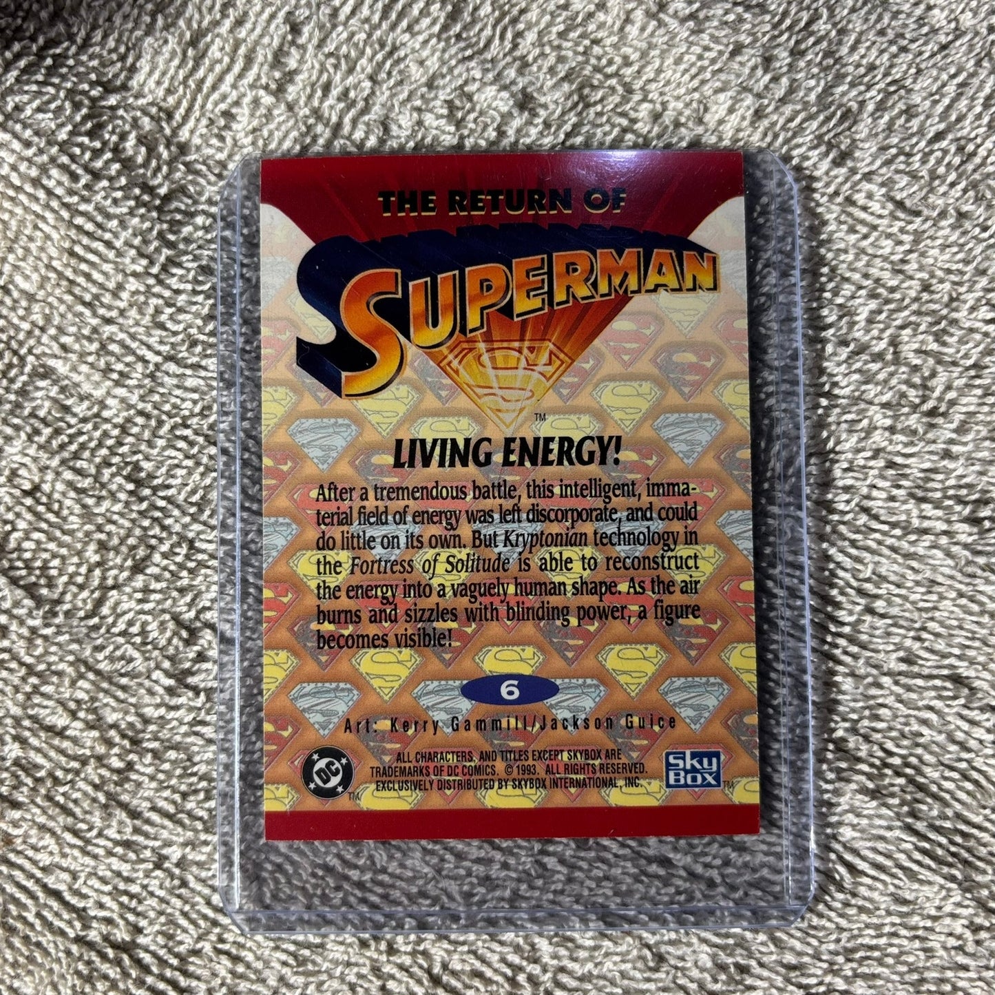 Vintage Superman - Trading Card