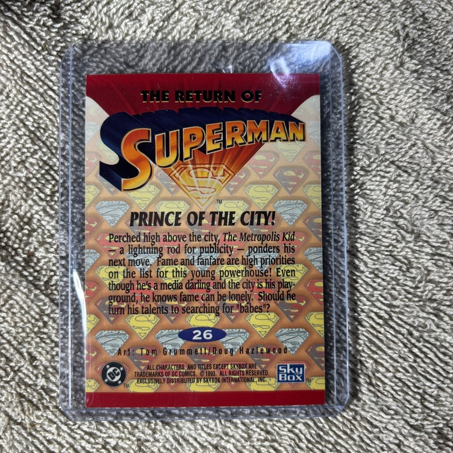 Vintage Superman - Trading Card