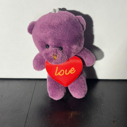 Purple Love Bear - Plushie