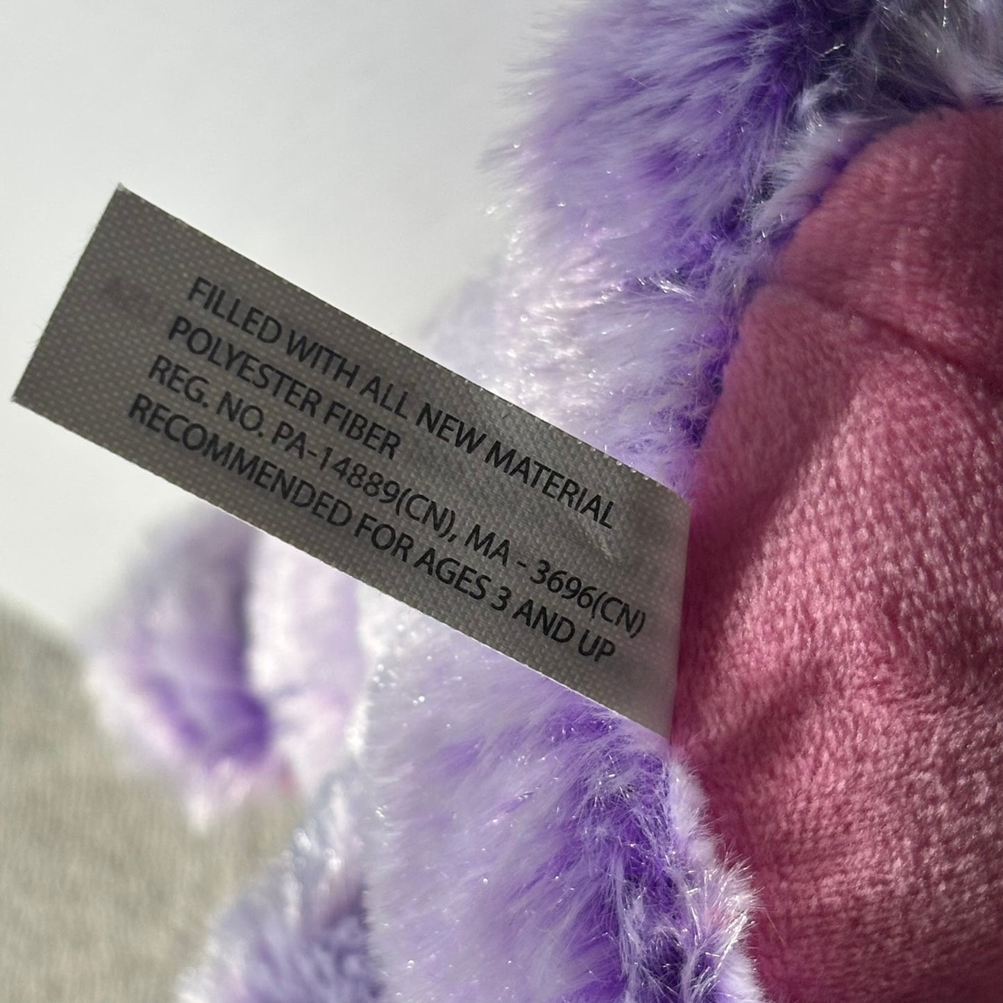 Purple Elephant - Plushie