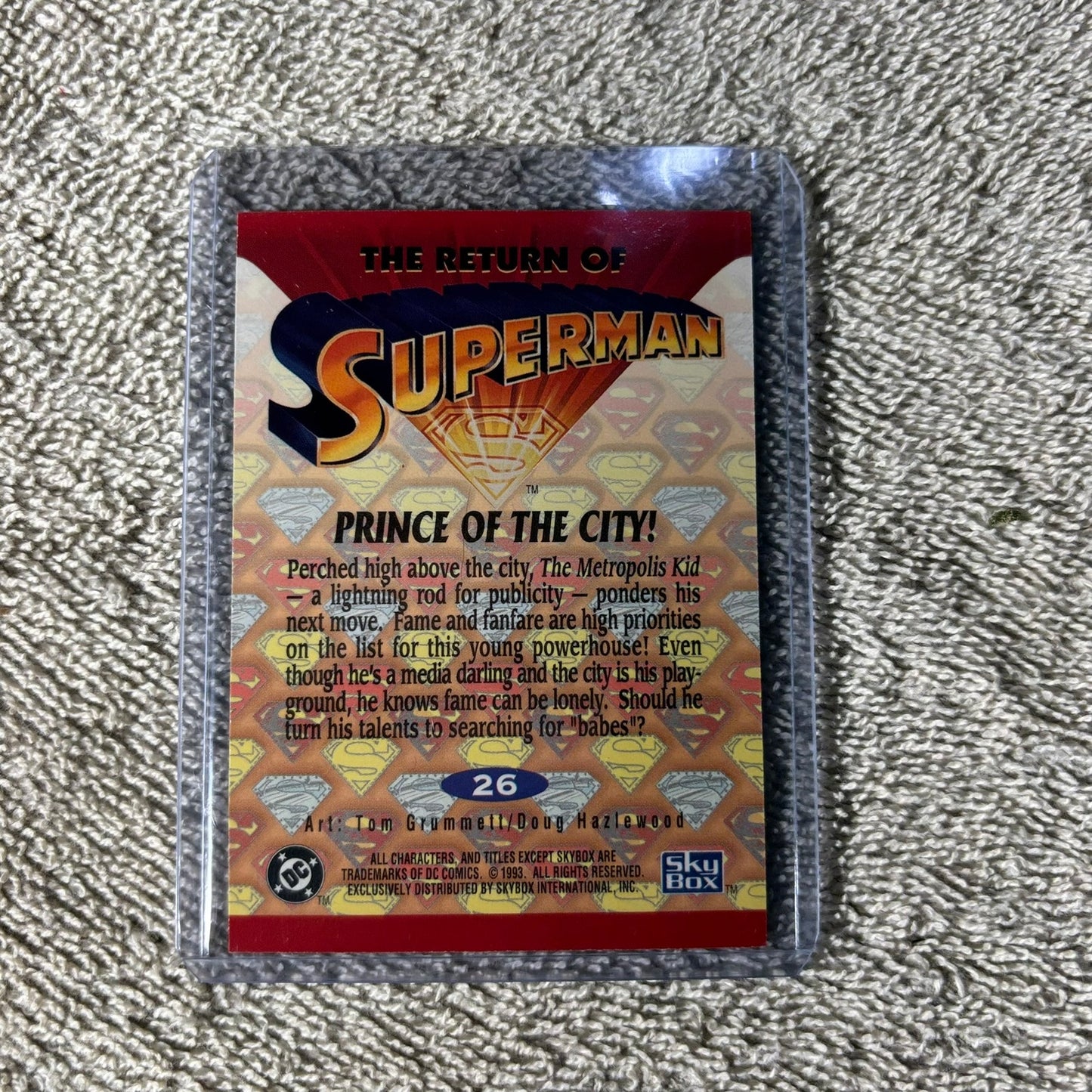 Vintage Superman - Trading Card