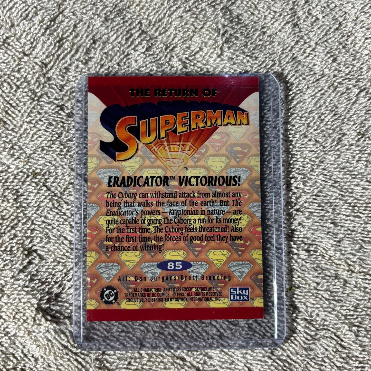 Vintage Superman - Trading Card