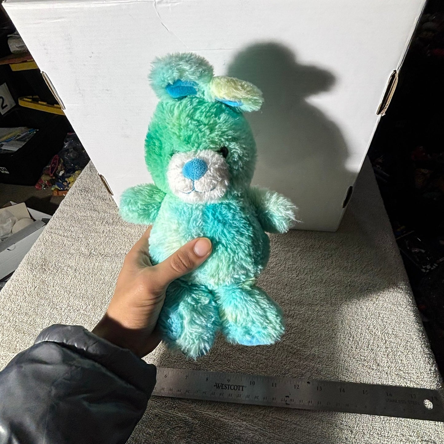 Aqua Green Blue Bear - Plushie