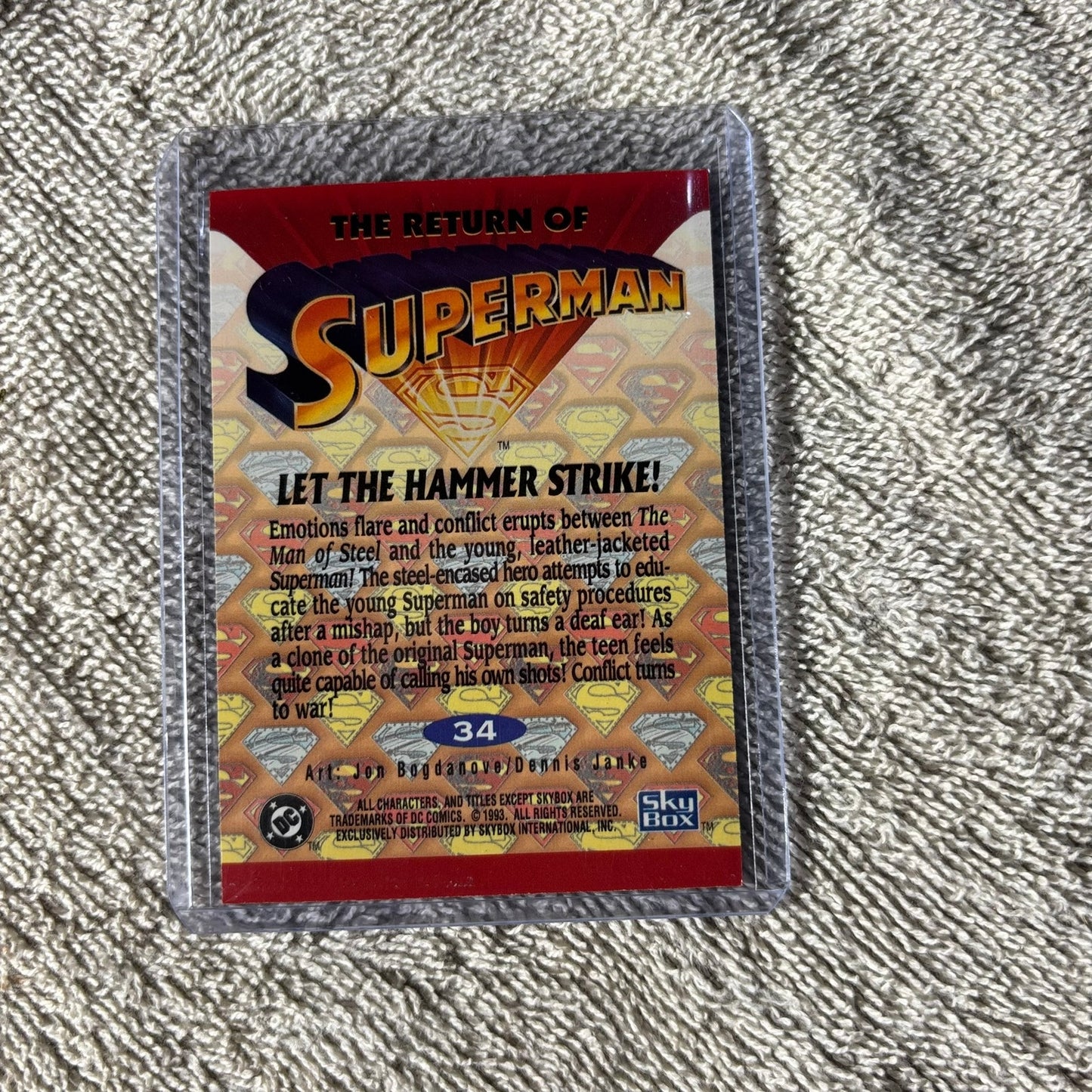 Vintage Superman - Trading Card