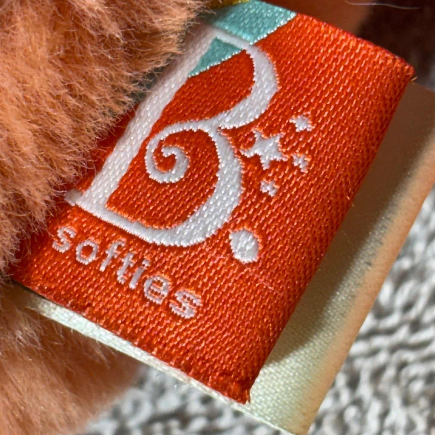 Softies Orange Rabbit - Plushie