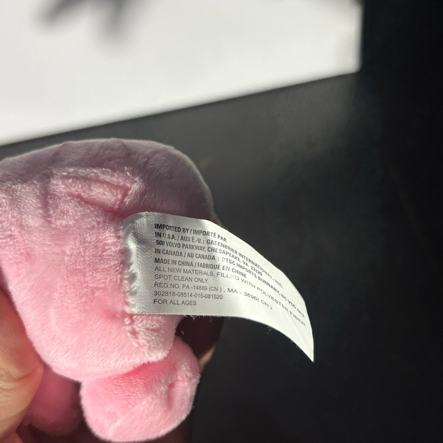 Pink Rabbit - Plushie