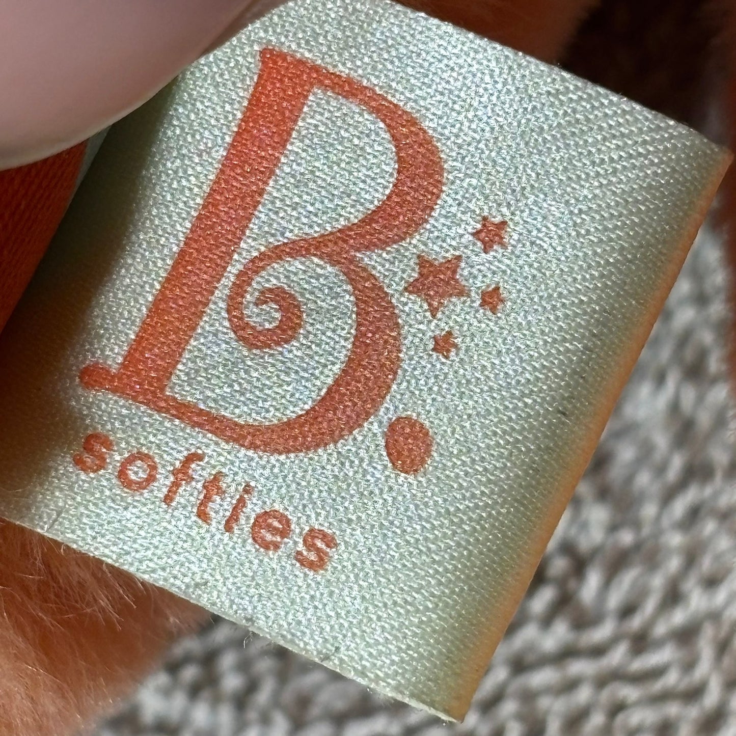 Softies Orange Rabbit - Plushie