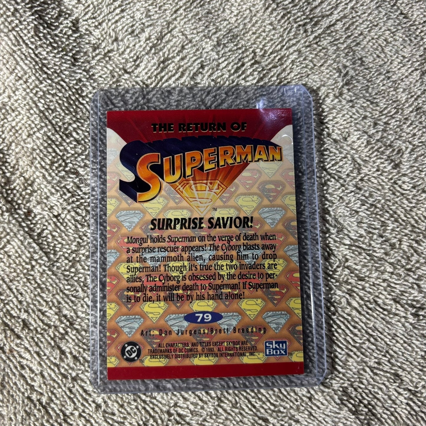 Vintage Superman - Trading Card