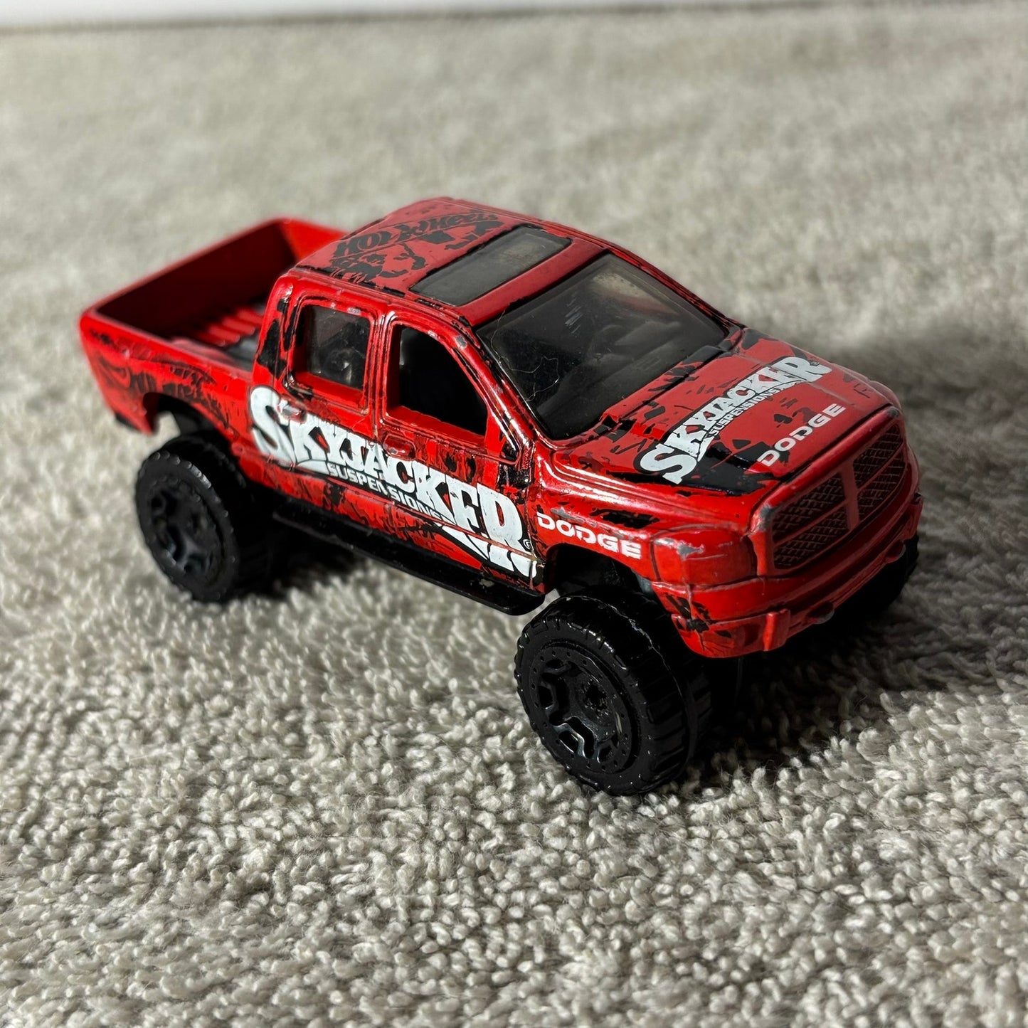 Lifted Red Truck - Toy