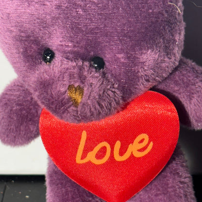 Purple Love Bear - Plushie