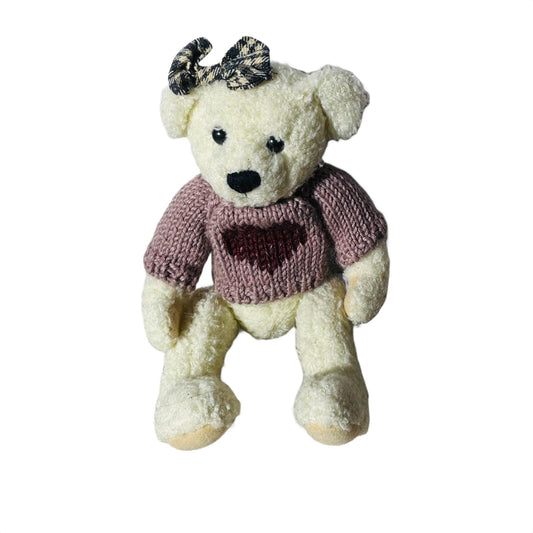 White Love Bear - Plushie