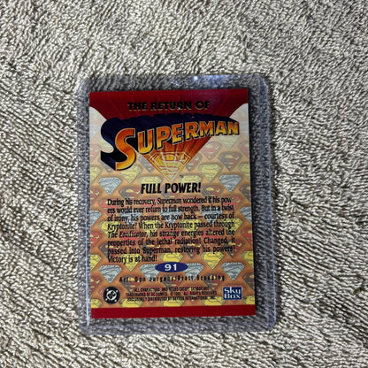 Vintage Superman - Trading Card