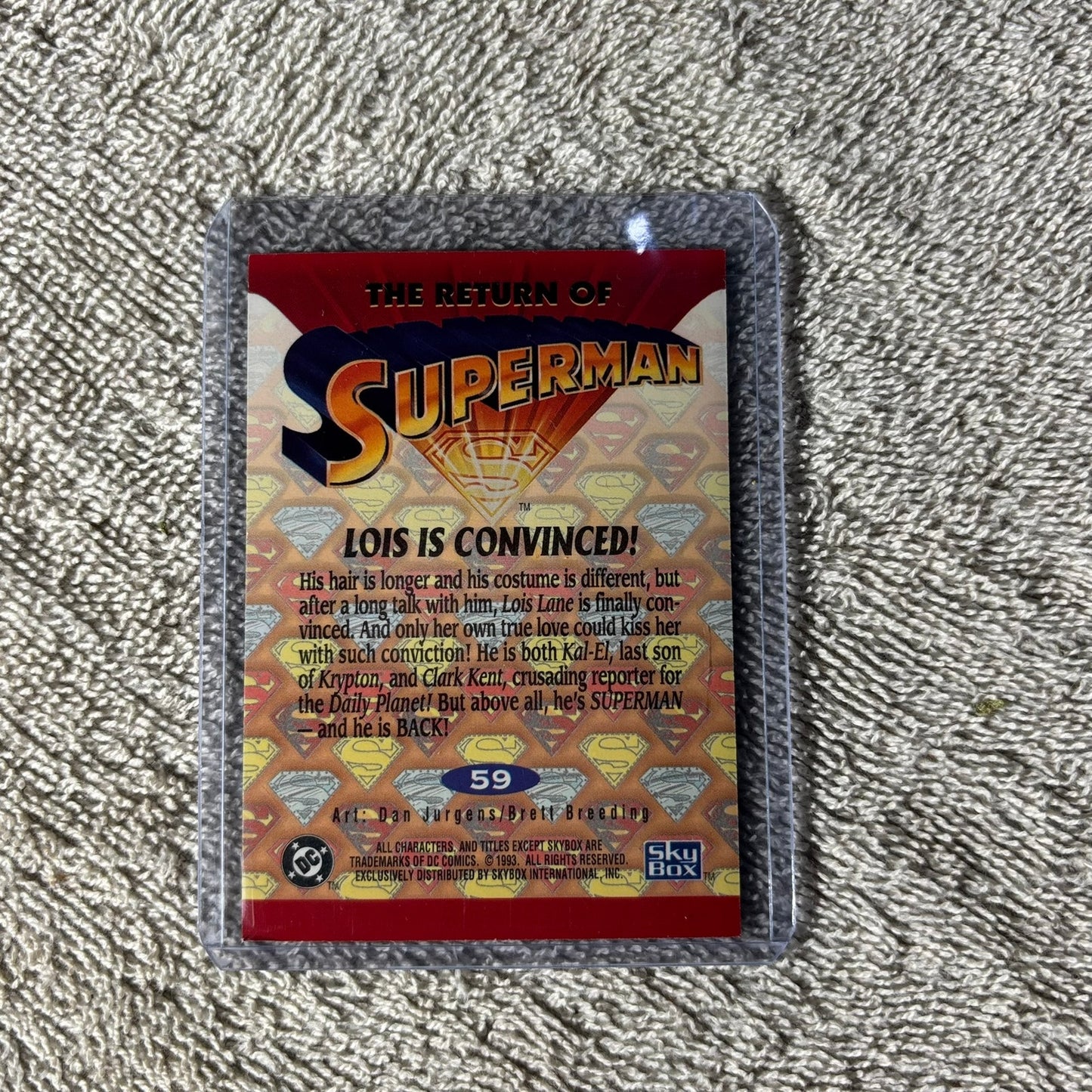 Vintage Superman - Trading Card