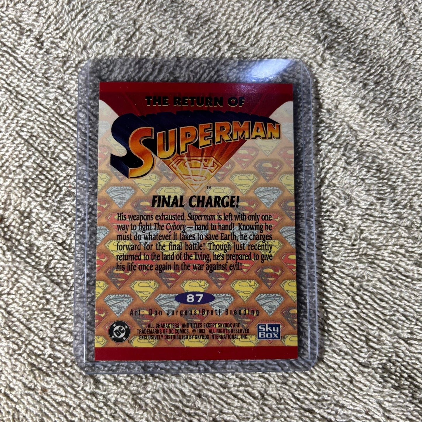 Vintage Superman - Trading Card