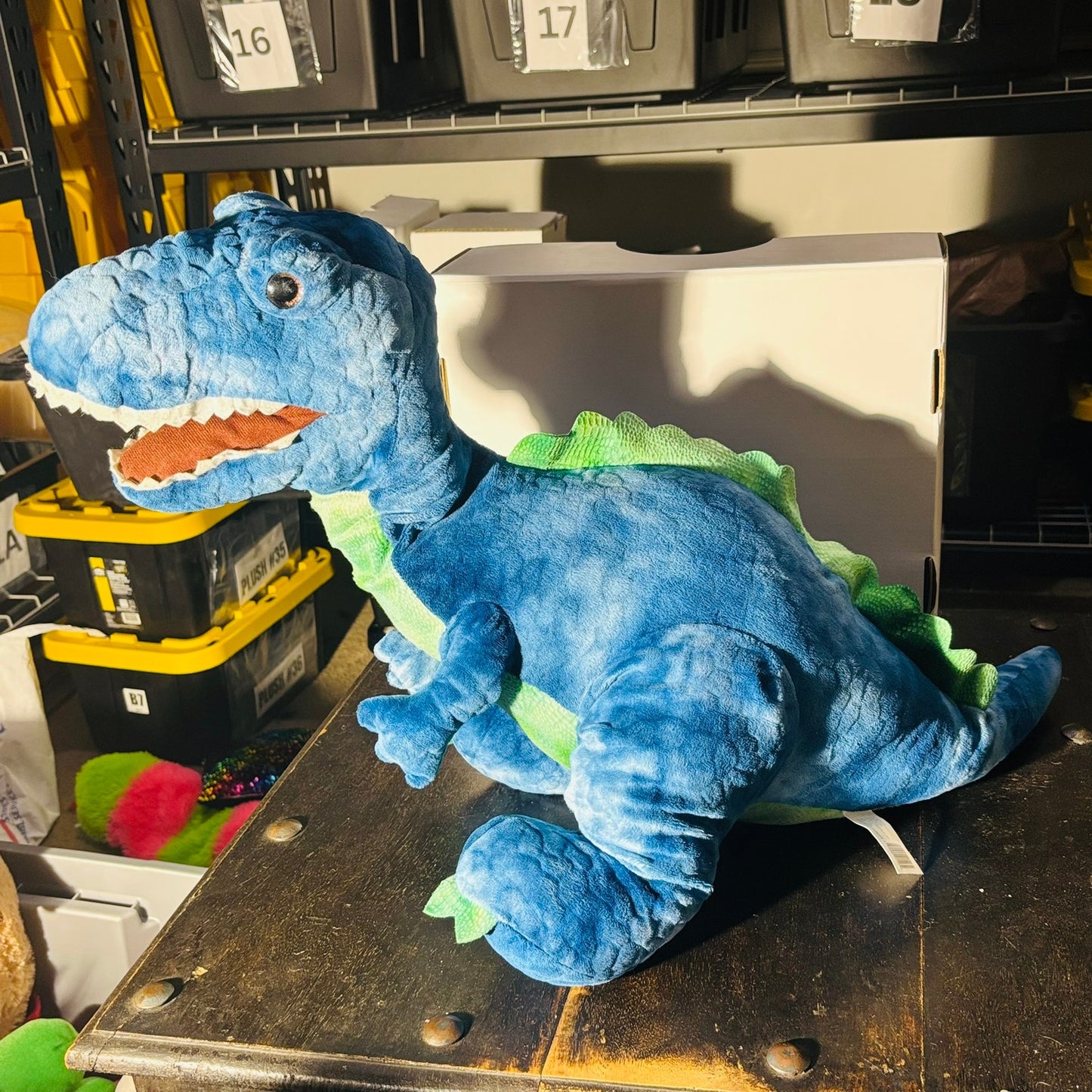 Large Blue Dinosaur - Plushie